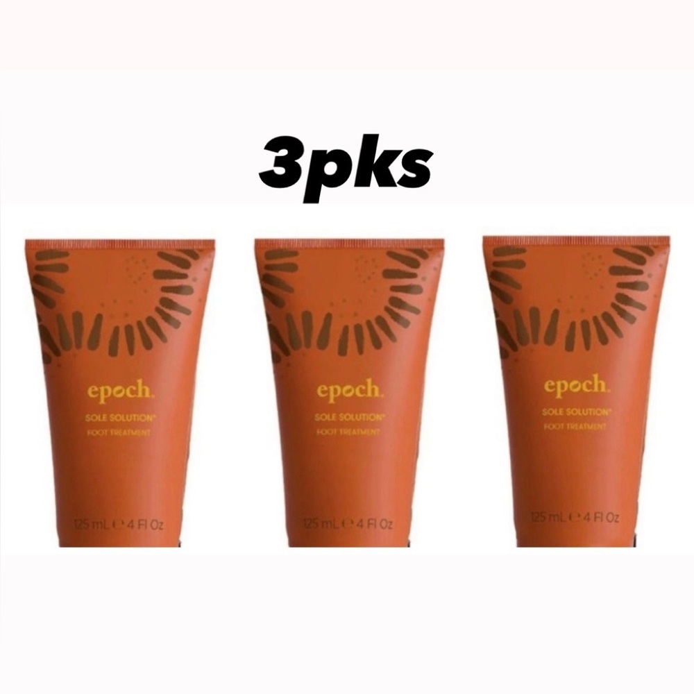 3 packs - Epoch Sole Solution Foot treatment “ NEW Packaging “